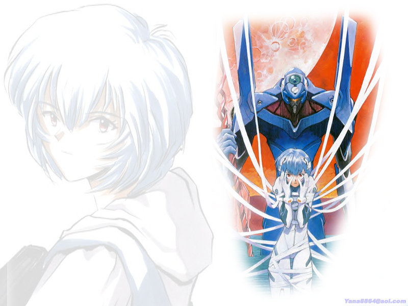 Fonds d'cran Dessins Anims Evangelion Rei Ayanami