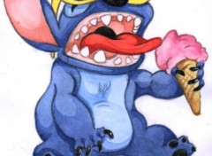 Wallpapers Art - Painting et le revoil .....stitch !!!