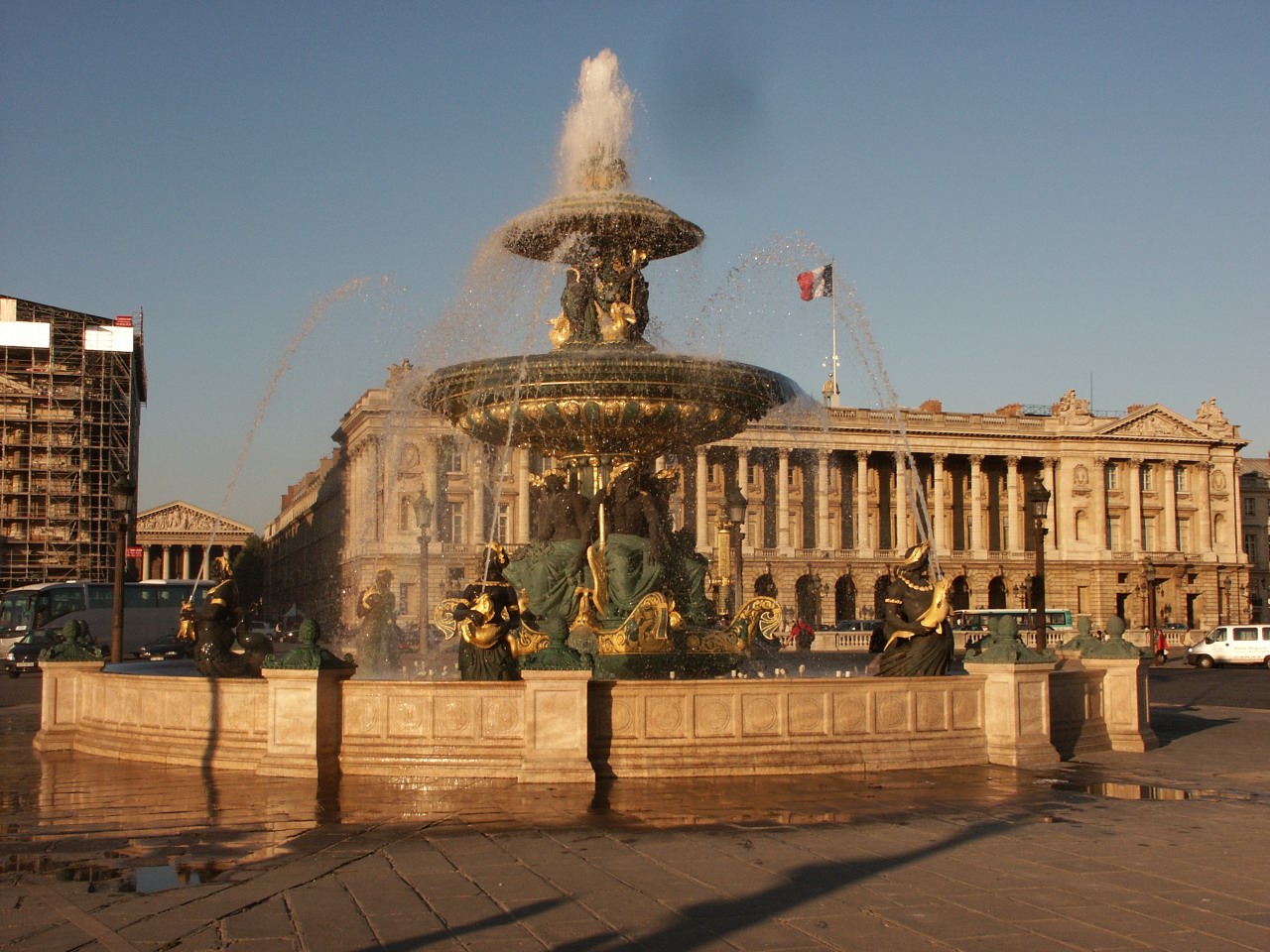 Wallpapers Trips : Europ France > Ile-de-France > Paris fontaine place de la concorde