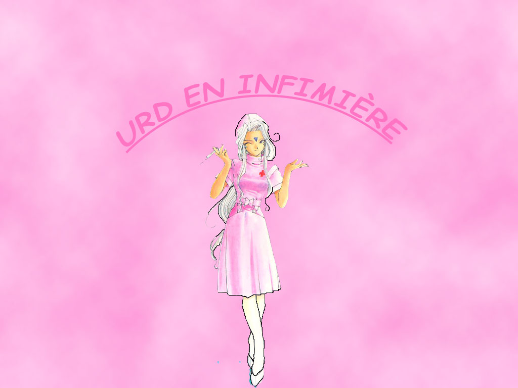 Fonds d'cran Manga Ah! My Goddess Urd en infirmire