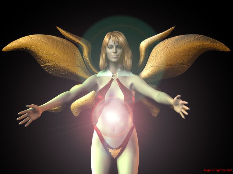 Wallpapers Digital Art 3D - Various Angel of light