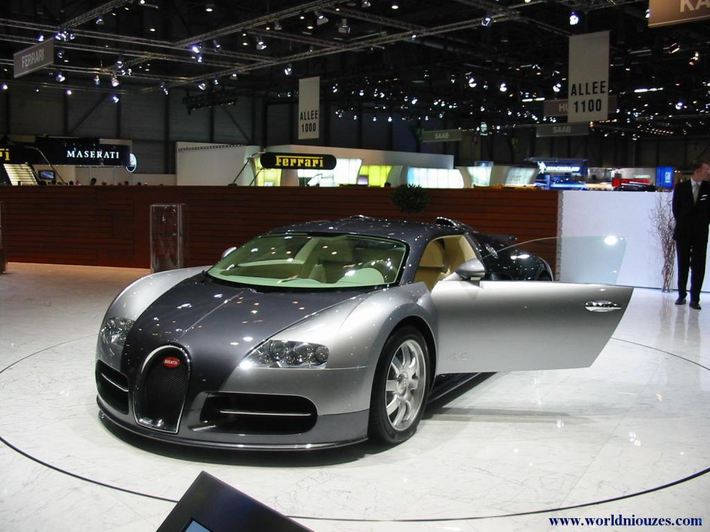 Fonds d'cran Voitures Bugatti Bugatti Veyron - Geneve 2003