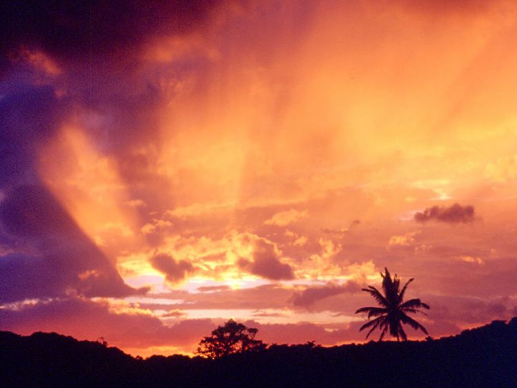 Fonds d'cran Nature Couchers et levers de Soleil Costa Rica