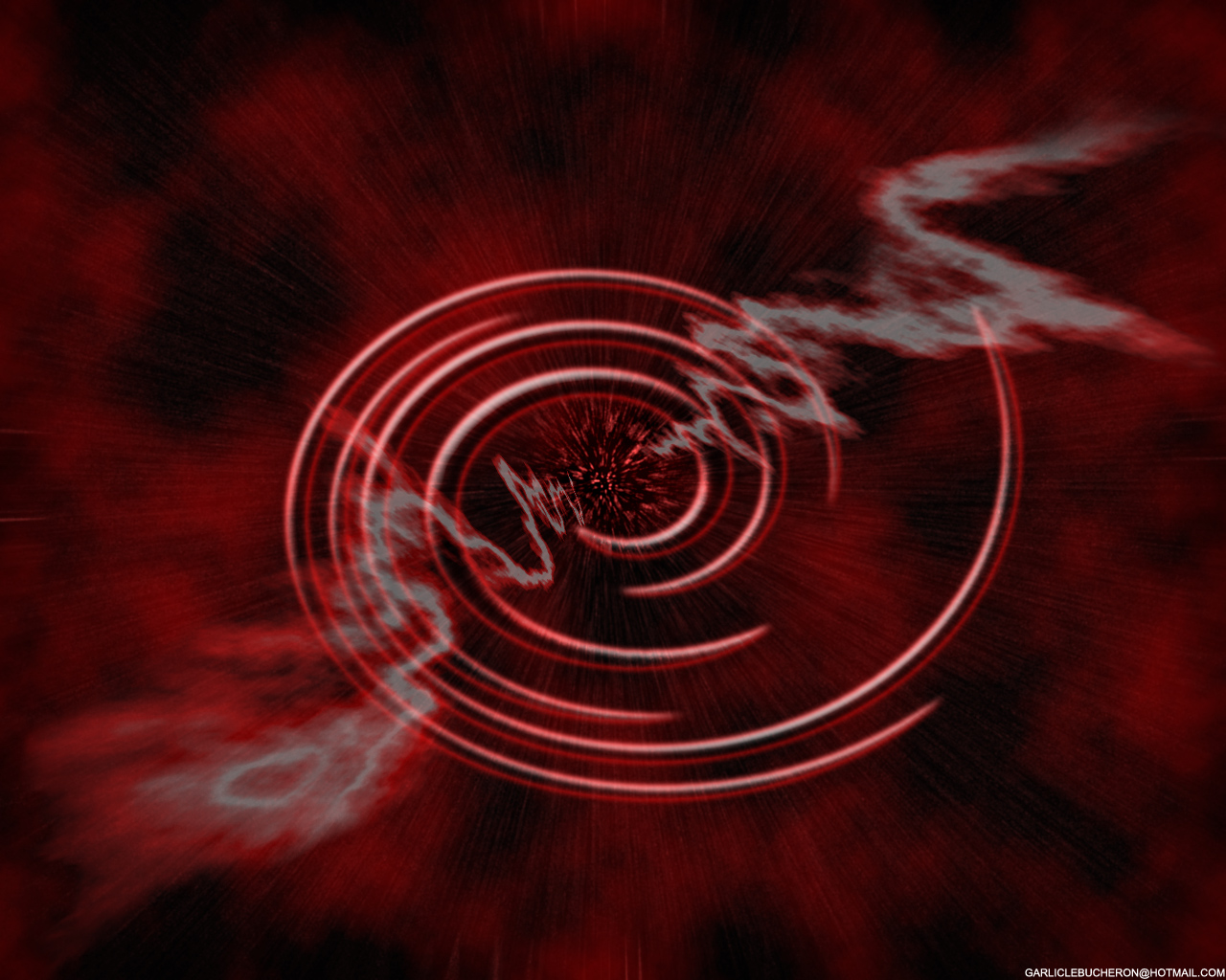 Wallpapers Digital Art Abstract Red Thunder Flash