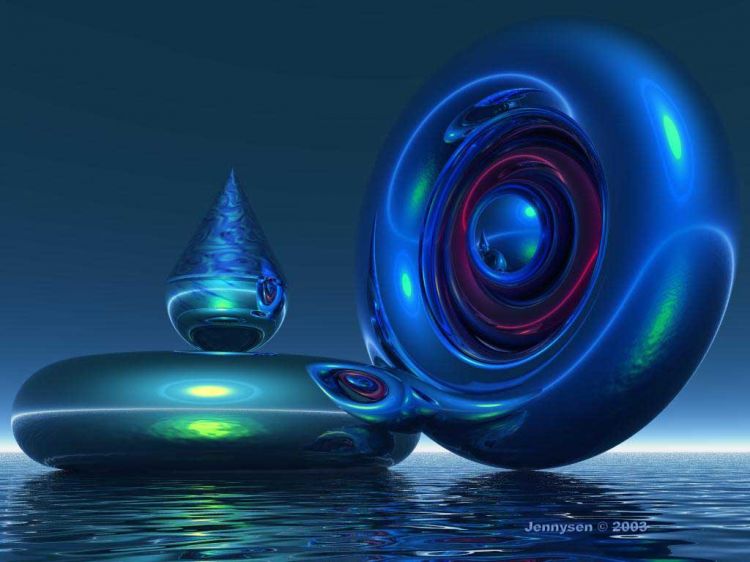 Wallpapers Digital Art 3D - Bryce Water Loop II