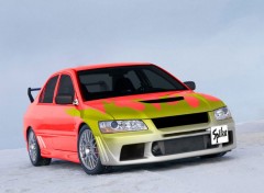 Fonds d'cran Voitures Mitsubishi Lancer EVO VII