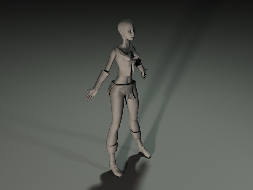 Fonds d'cran Art - Numrique 3D - Divers WIP - Femme en 3D