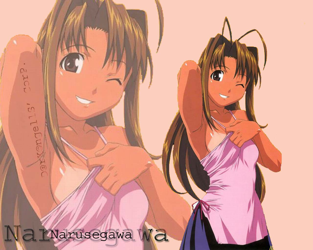 Wallpapers Manga Love Hina Narusagawa