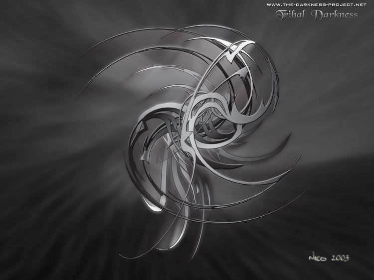 Wallpapers Digital Art Abstract Tribal Darkness