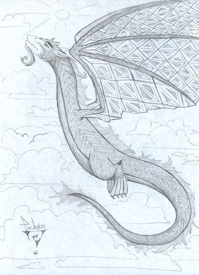 Wallpapers Art - Pencil Fantasy - Dragons Dragom