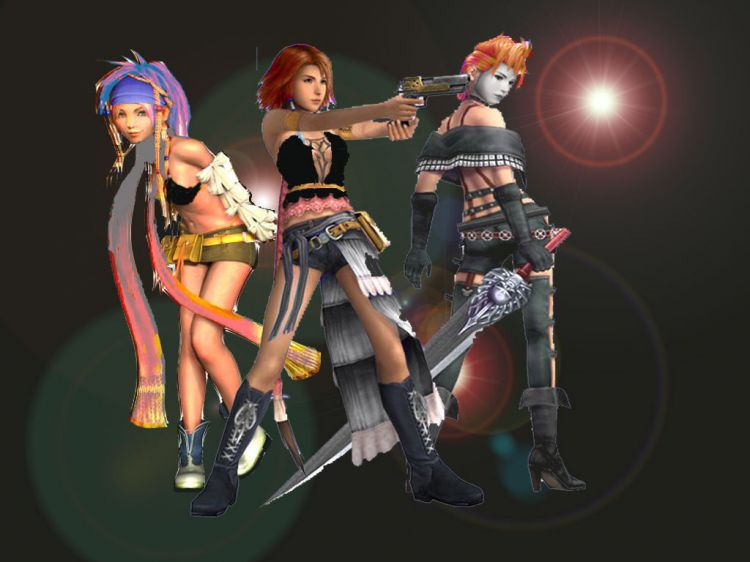 Fonds d'cran Jeux Vido Final Fantasy X-2 YURIPA Gothique