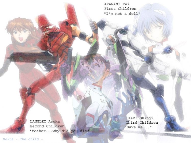 Fonds d'cran Dessins Anims Evangelion the child