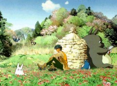 Fonds d'cran Manga Tamahom & Totoro