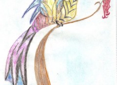 Wallpapers Art - Pencil oiseau imaginaire