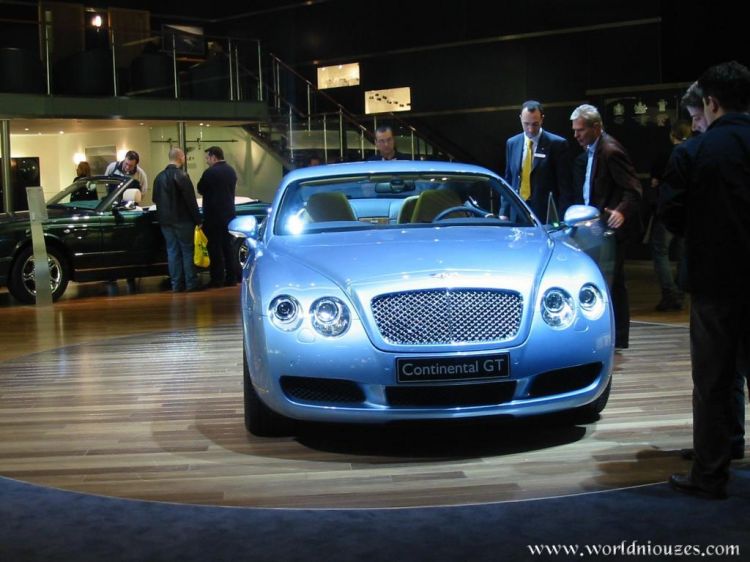 Wallpapers Cars Bentley Bentley Continental GT - salon de geneve 2003