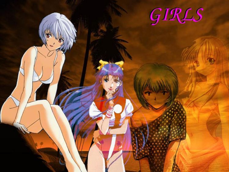 Fonds d'cran Manga Sexy Girls