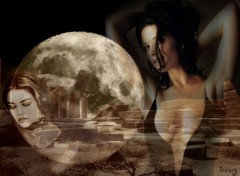 Wallpapers Digital Art Nuit de pleine lune