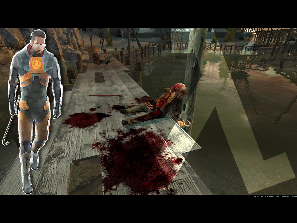 Fonds d'cran Jeux Vido Half-life 2 Survivre...