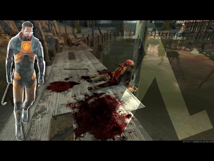 Fonds d'cran Jeux Vido Half-life 2 Survivre...