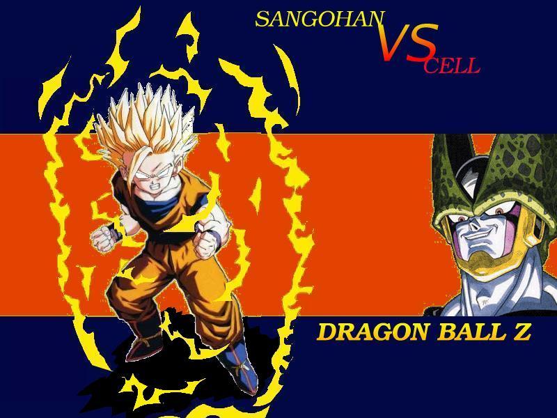 Wallpapers Manga Dragon Ball Z gohan vs cell