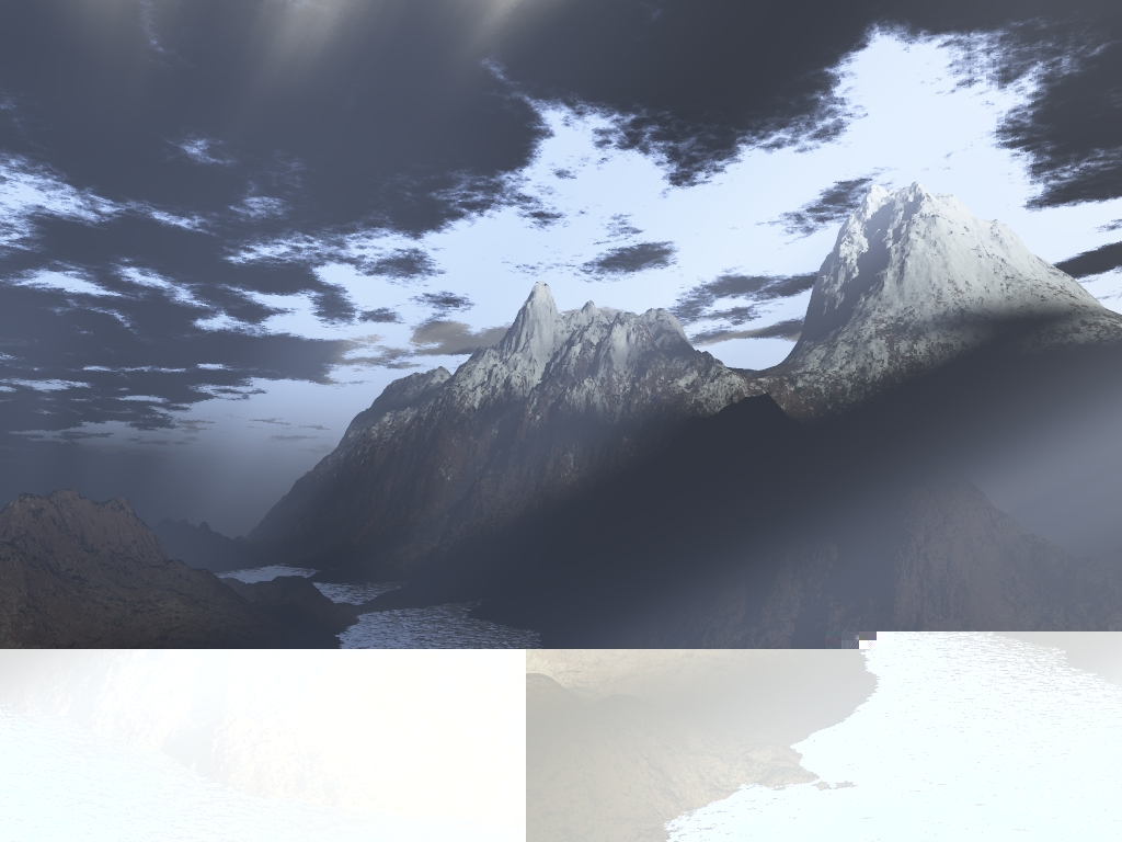 Fonds d'cran Art - Numrique 3D - Terragen Sombre sommet