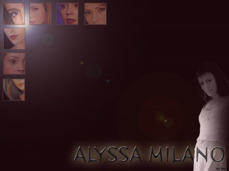 Fonds d'cran Clbrits Femme Alyssa Milano Red's Wallpaper of Alyssa Milano 02