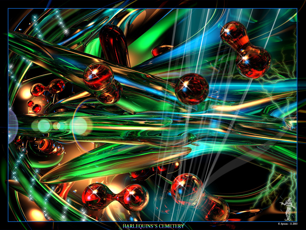 Wallpapers Digital Art Abstract Harlequins's Cemetery