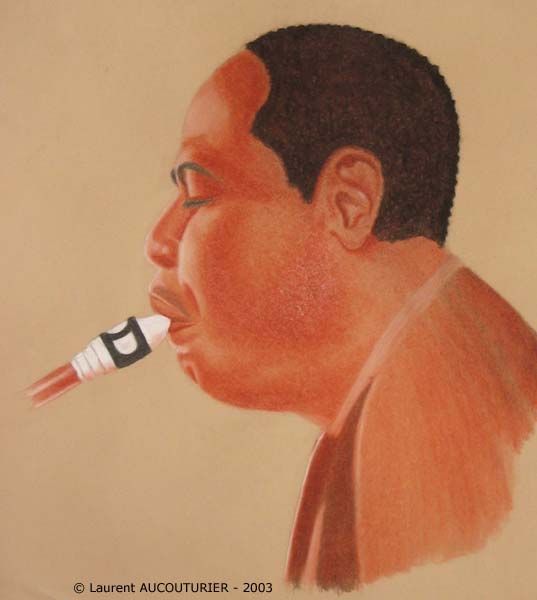 Fonds d'cran Art - Crayon Musique Joueur de jazz