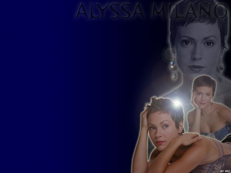 Fonds d'cran Clbrits Femme Alyssa Milano Red's Wallpaper of Alyssa Milano 03