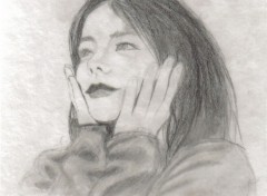 Fonds d'cran Art - Crayon Bjork 1