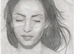 Fonds d'cran Art - Crayon Sade Adu