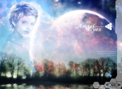 Wallpapers Digital Art Angel eyes.