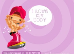 Wallpapers Humor I love my boby