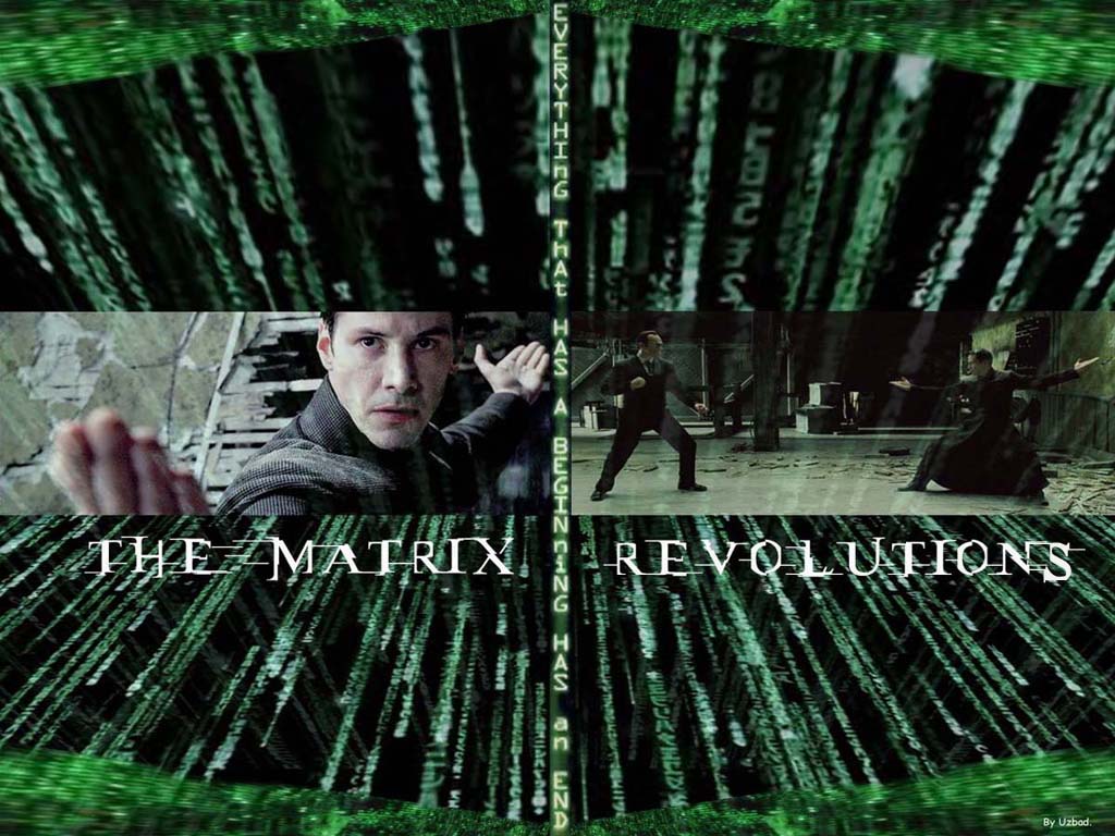 Wallpapers Movies Matrix 3 Revolutions .::Neo VS Smith::.