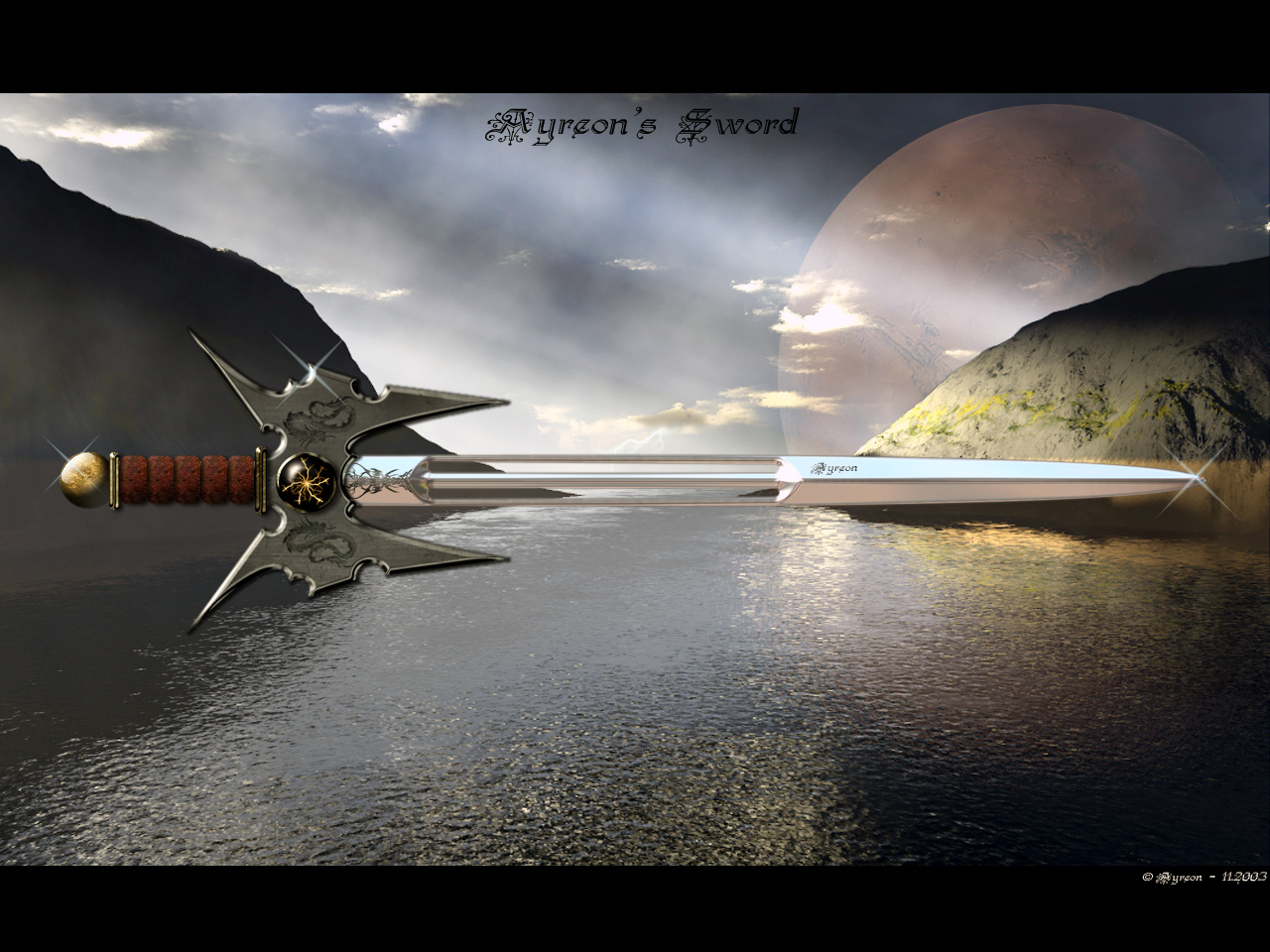 Wallpapers Digital Art Abstract Ayreon's Sword