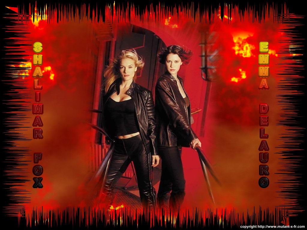 Wallpapers TV Soaps Mutant X Shalimar Fox & Emma DeLauro