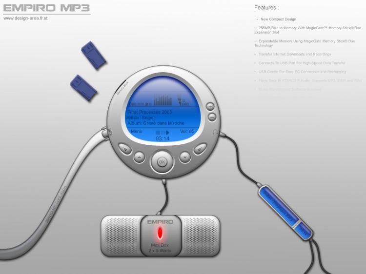 Fonds d'cran Art - Numrique Abstrait Empiro MP3