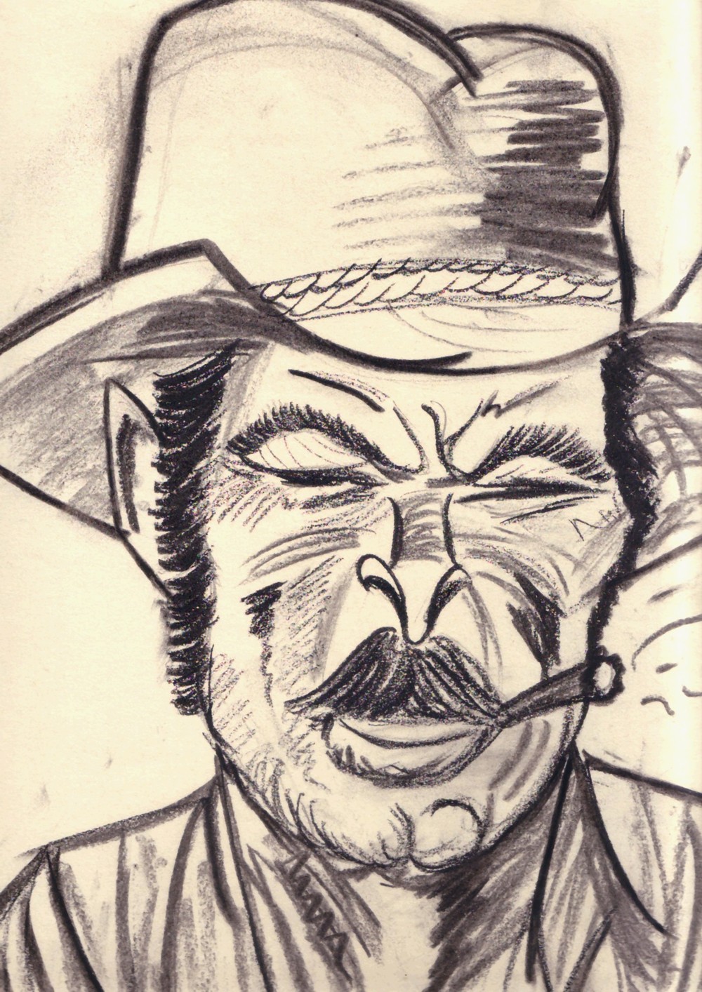 Fonds d'cran Art - Crayon Cinma - Sries TV lee van cleef