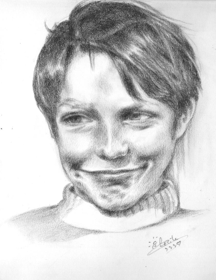 Fonds d'cran Art - Crayon Portraits voici mon papa...environ 35 ans plus tt;)