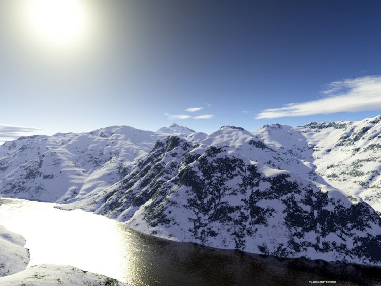 Wallpapers Digital Art 3D - Terragen Deep Freeze