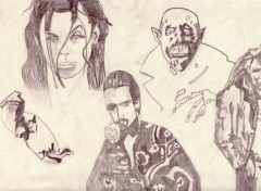 Fonds d'cran Art - Crayon Les vampires sont parmis nous!