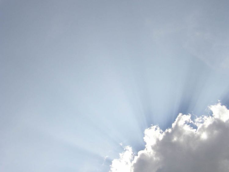 Fonds d'cran Nature Ciel - Nuages nuage cachant le soleil