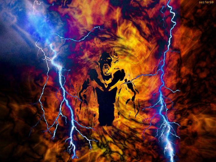 Wallpapers Digital Art Hell la mort de Satanas