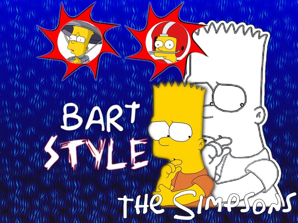 Fonds d'cran Dessins Anims Les Simpsons Bart Style