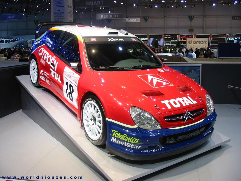 Wallpapers Cars Citron Citroen Xsara WRC Chamionne du monde 2003 - Geneve