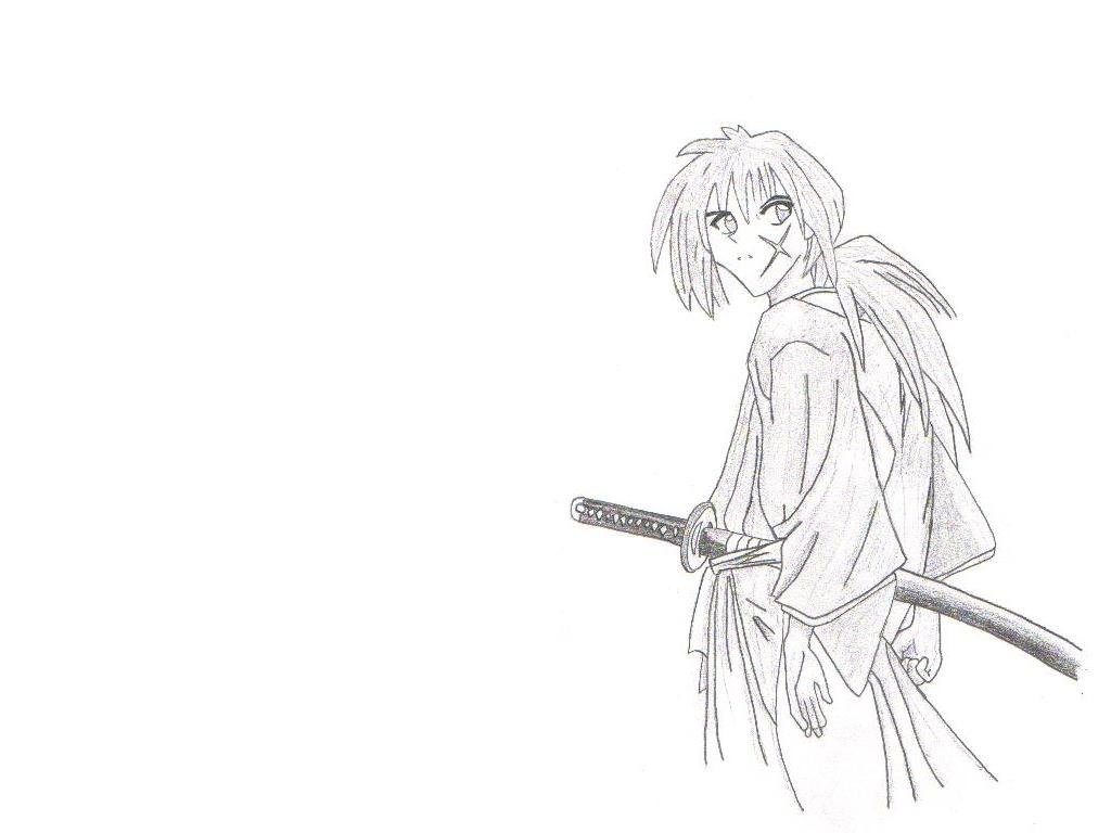 Fonds d'cran Art - Peinture Manga kenshin