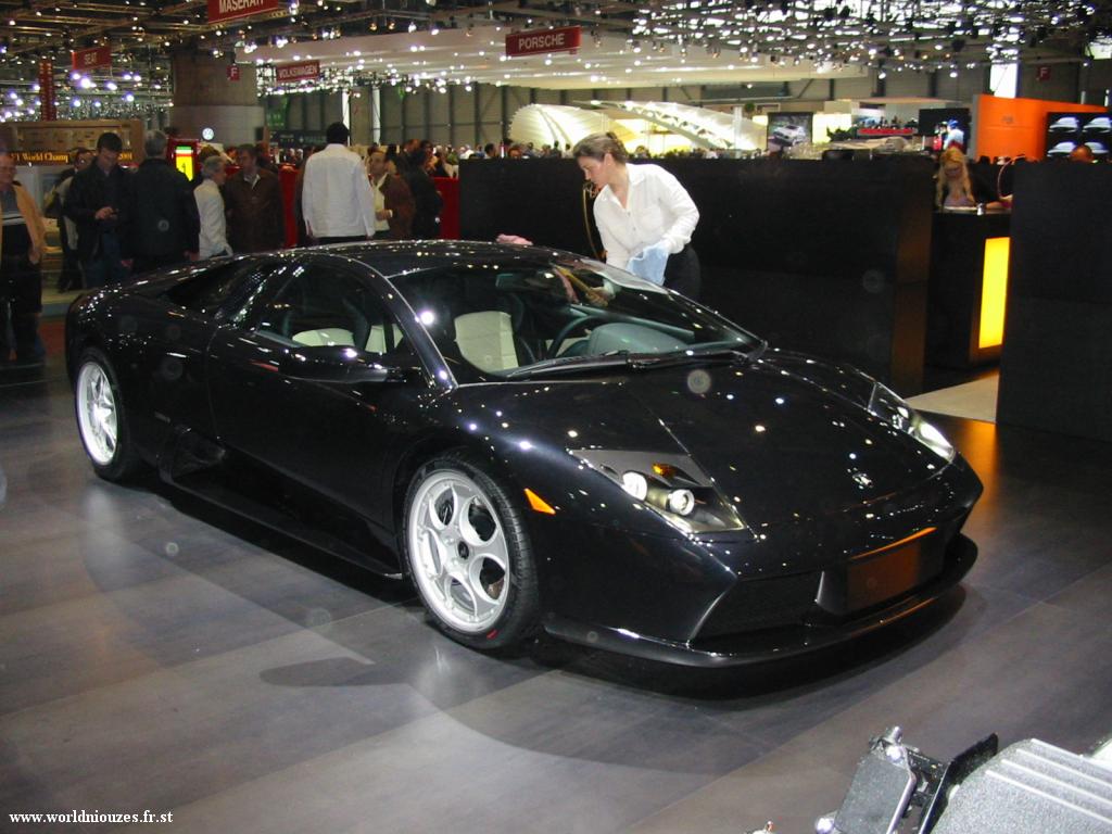 Wallpapers Cars Lamborghini Lamborghini Murcielago - salon de Geneve 2002