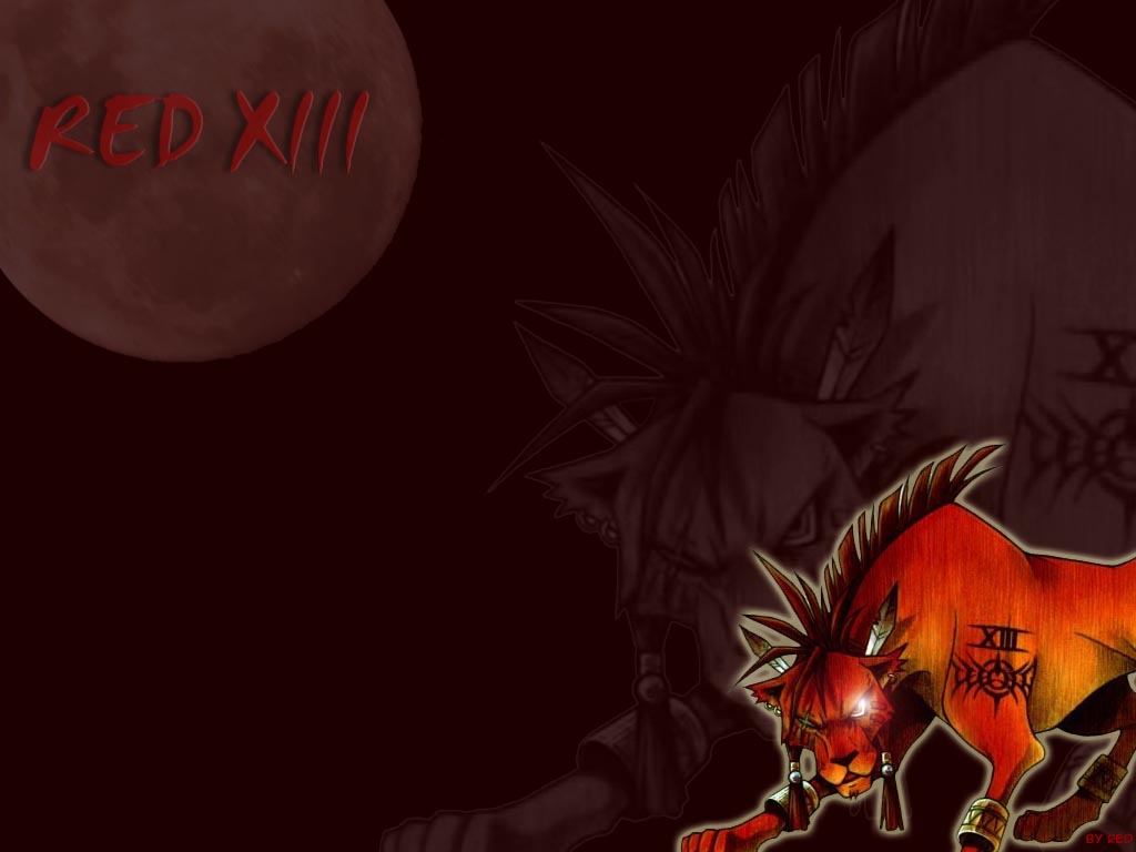 Wallpapers Video Games Final Fantasy VII Red's Wallpaper of Red 01