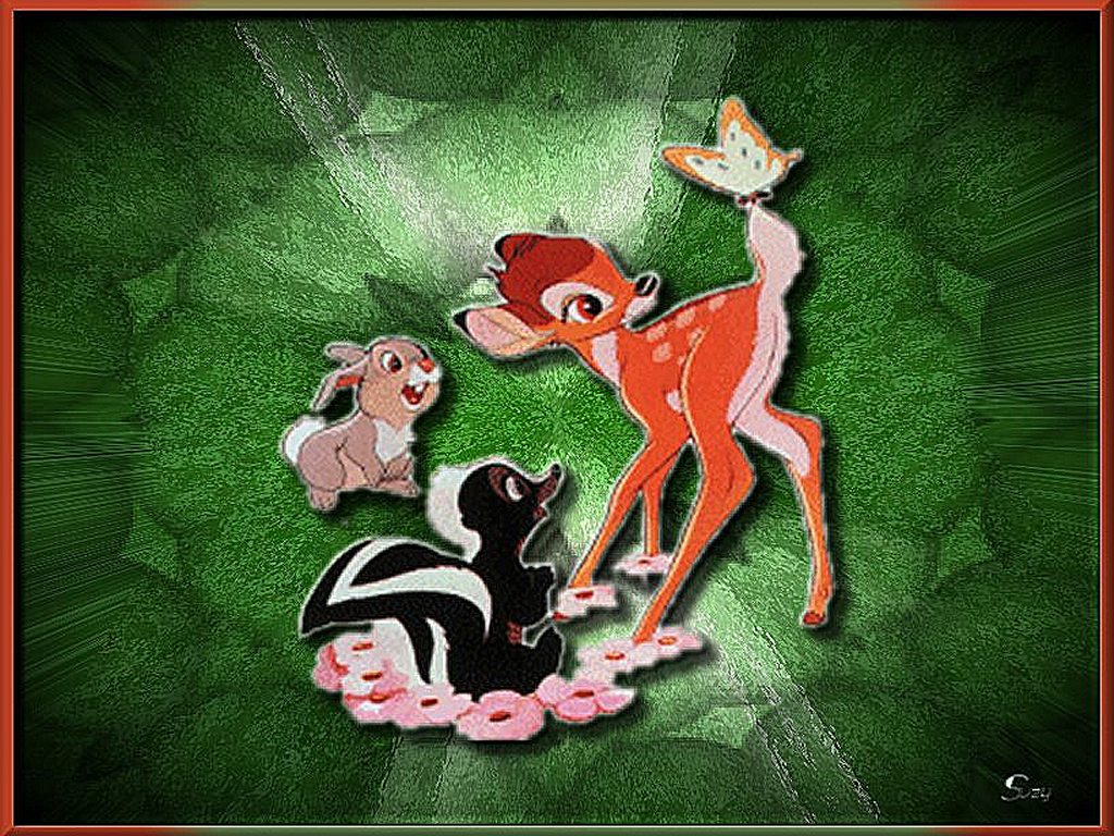 Fonds d'cran Art - Numrique Abstrait Bambi et ses amis