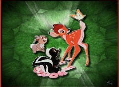 Fonds d'cran Art - Numrique Bambi et ses amis